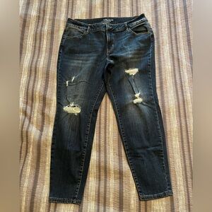 Maurice’s mid-rise crop jeans